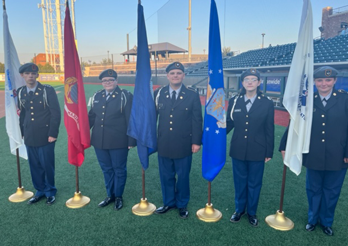 Beloit Memorial JROTC Color Guard