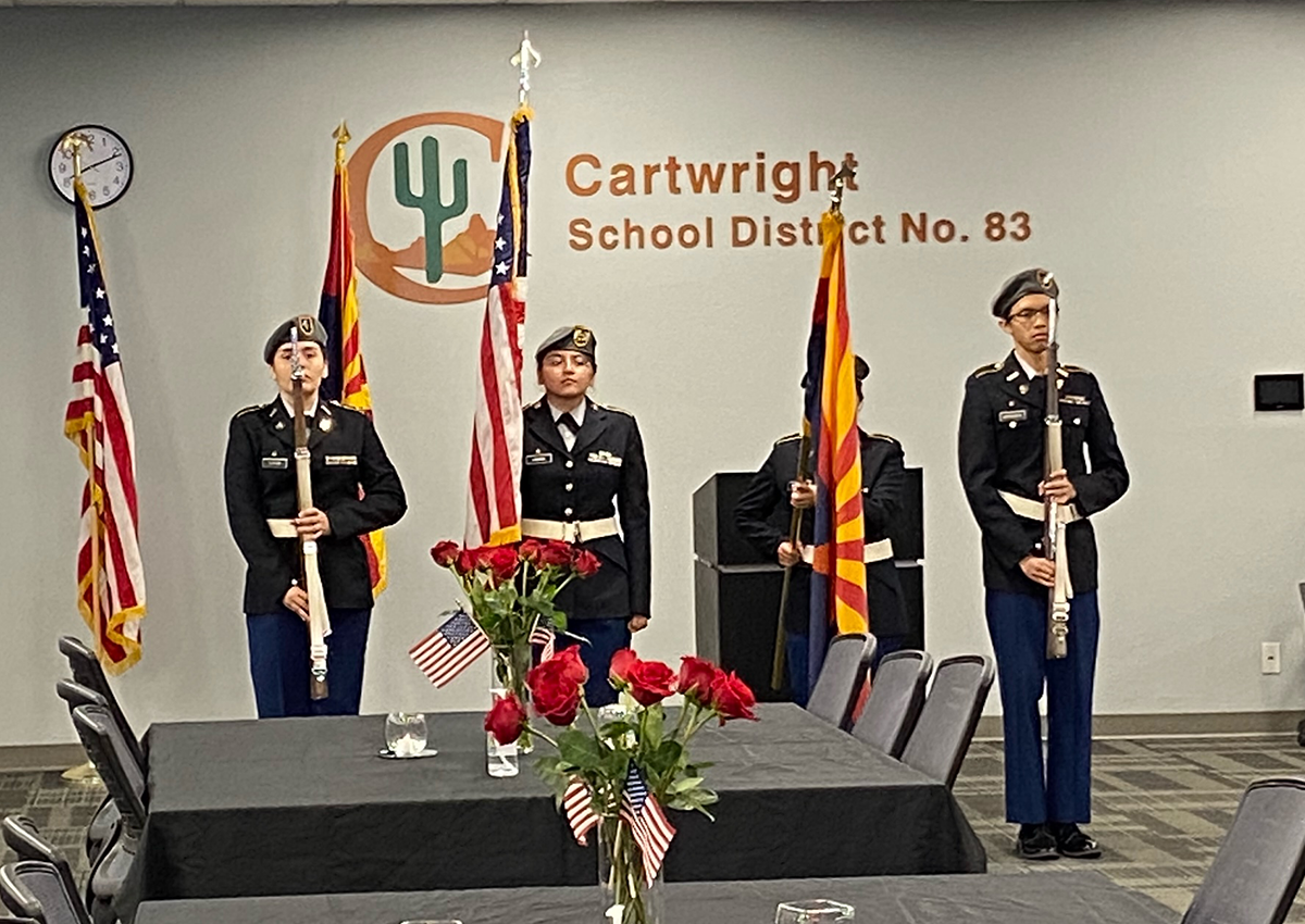 Maryvale HS JROTC Color Guard 1a
