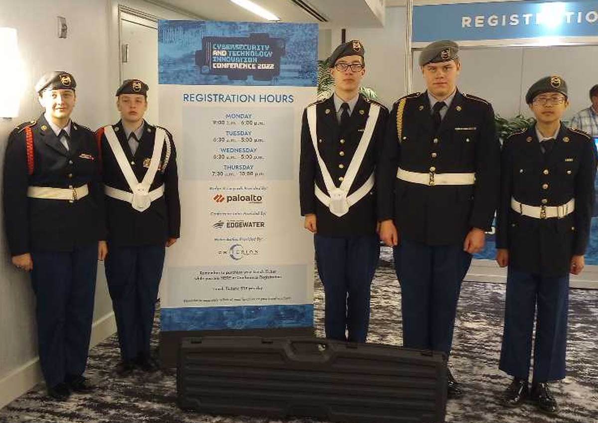 Oregon City HS JROTC Color Guard