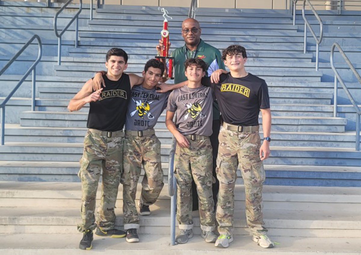 East Central HS JROTC Male Raider Team 1a