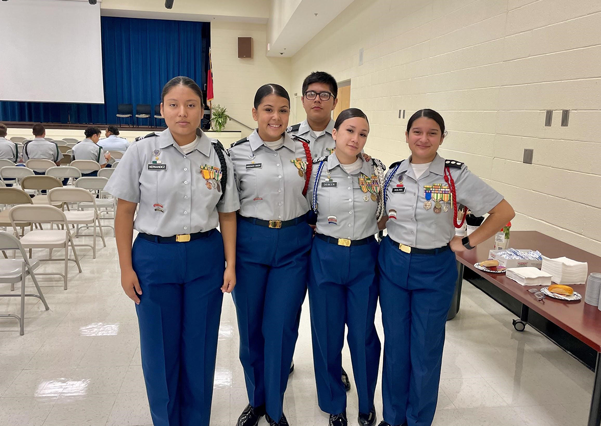 Garinger JROTC Book Study Opening Ceremony 1a