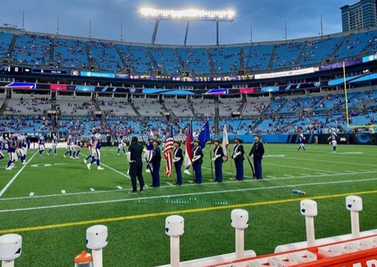 Lexington Senior HS JROTC Color Guard 1a