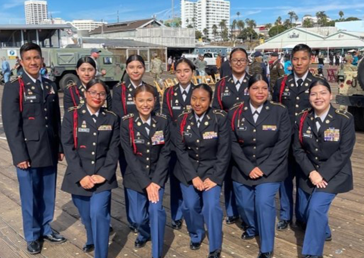 LAUSD Cadets Santa Monica Pier