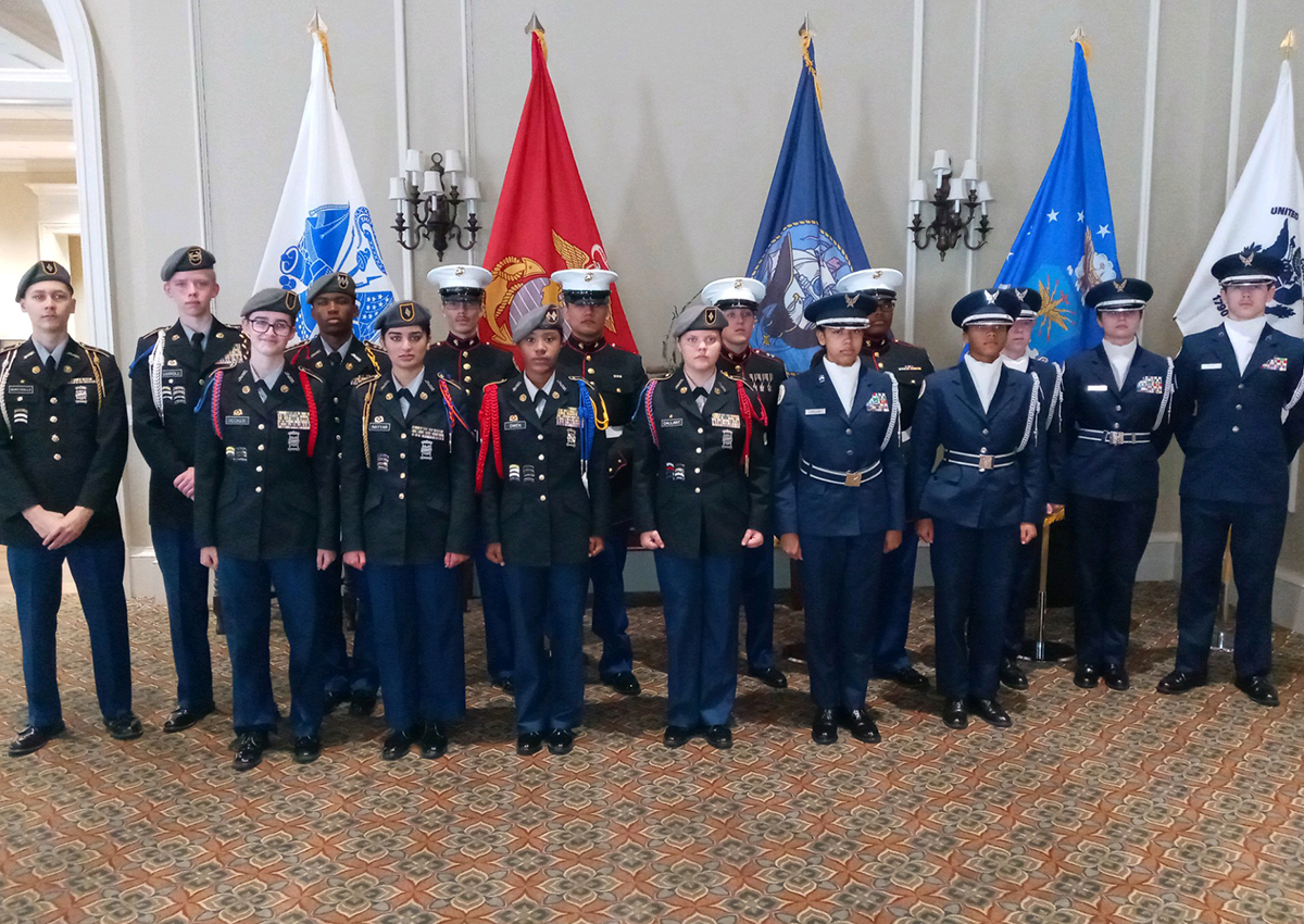 Muscogee Cadets Veterans Day 2022