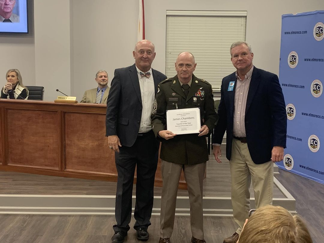 1SG Chambers Teacher of the Year