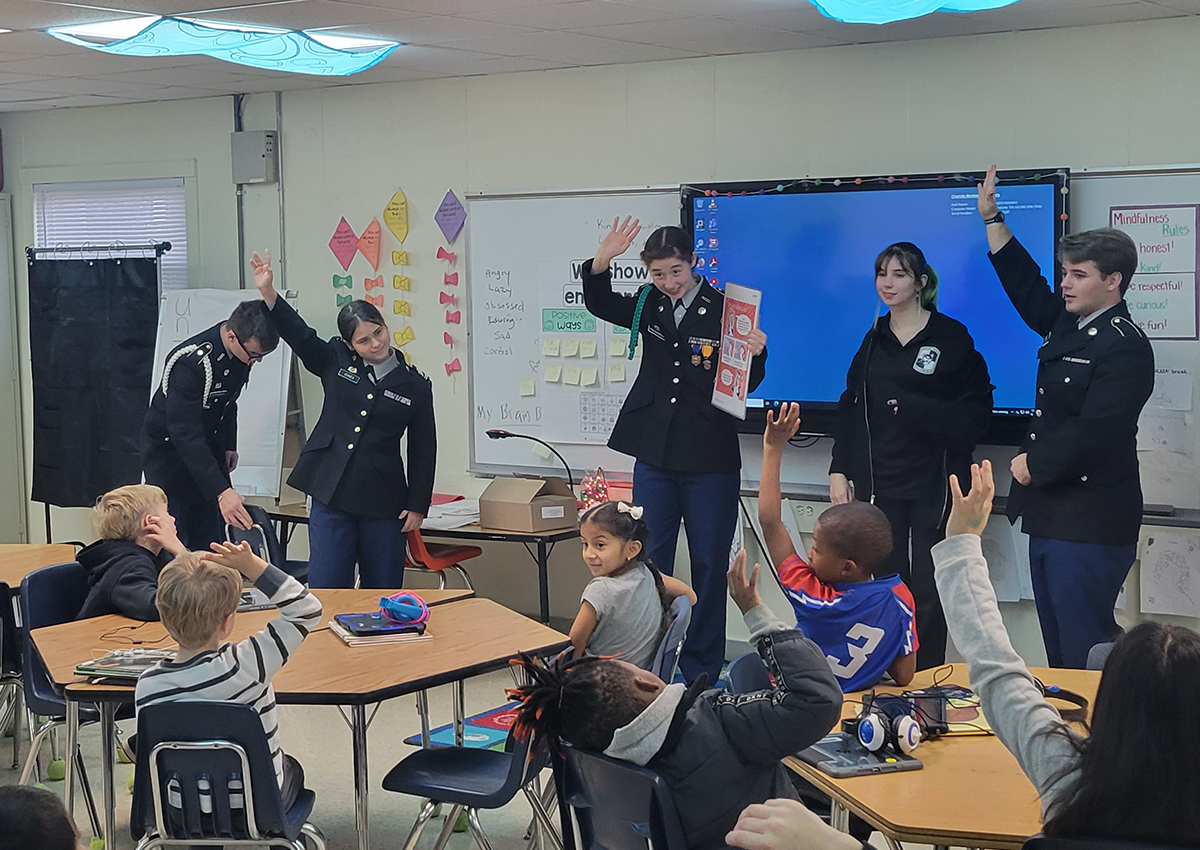 Hough Photo - Cadets in classroom
