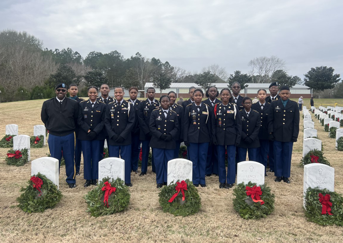 Meridian HS JROTC Wreath Laying Ceremony