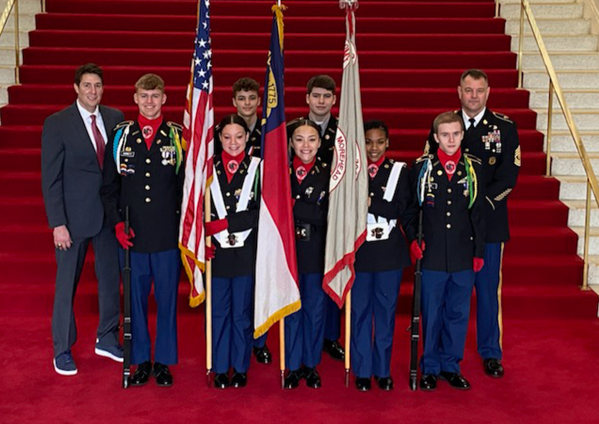 Morehead HS JROTC Color Guard