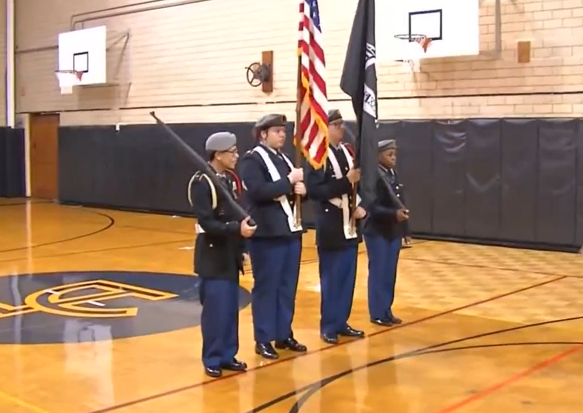 Northeast HS JROTC Color Guard
