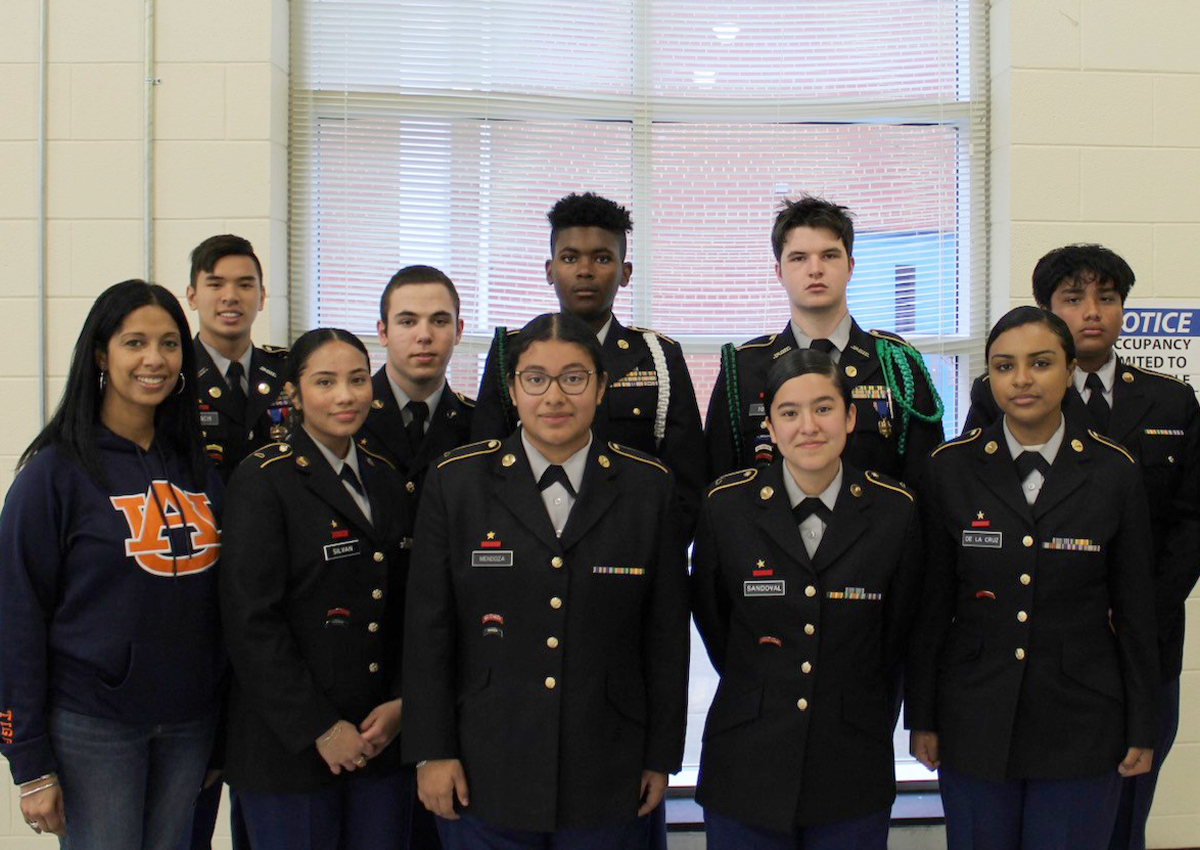 Myers Park HS JROTC Middle School Visit