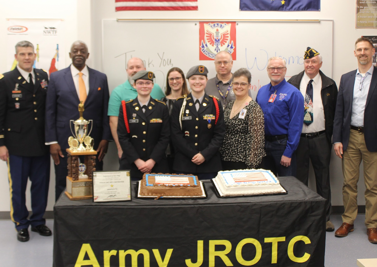 Thunderbird Battalion Flag Retirement Ceremony