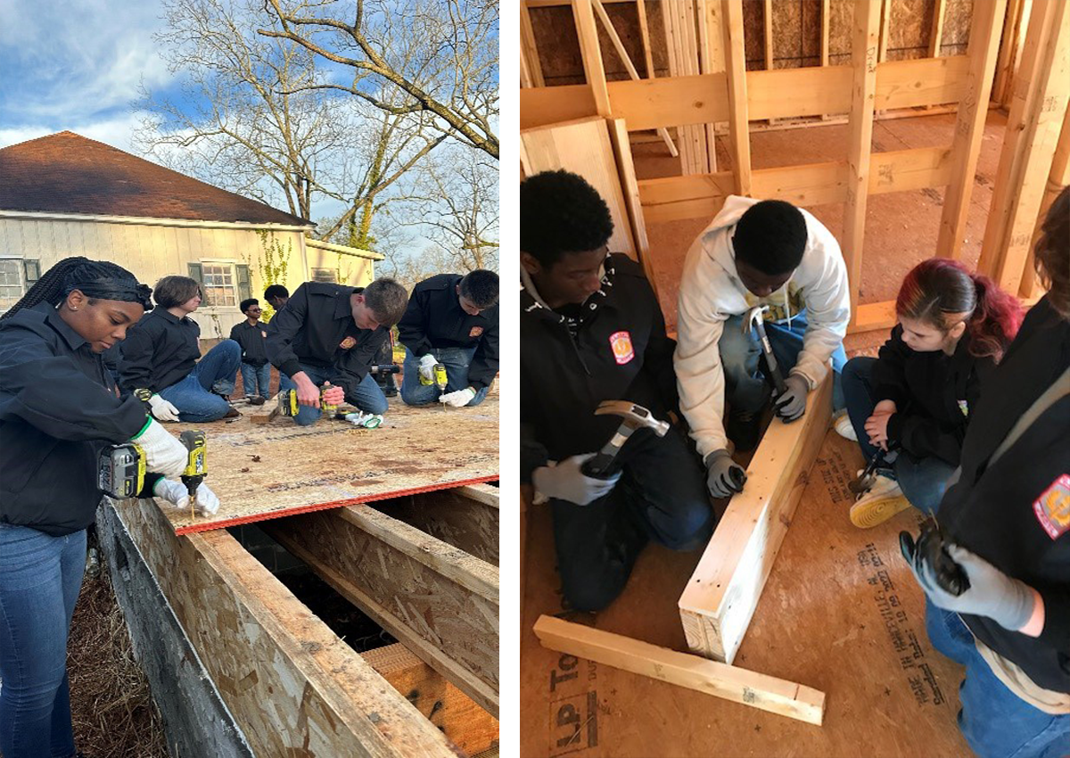 GHS Cadets Habitat for Humanity 00