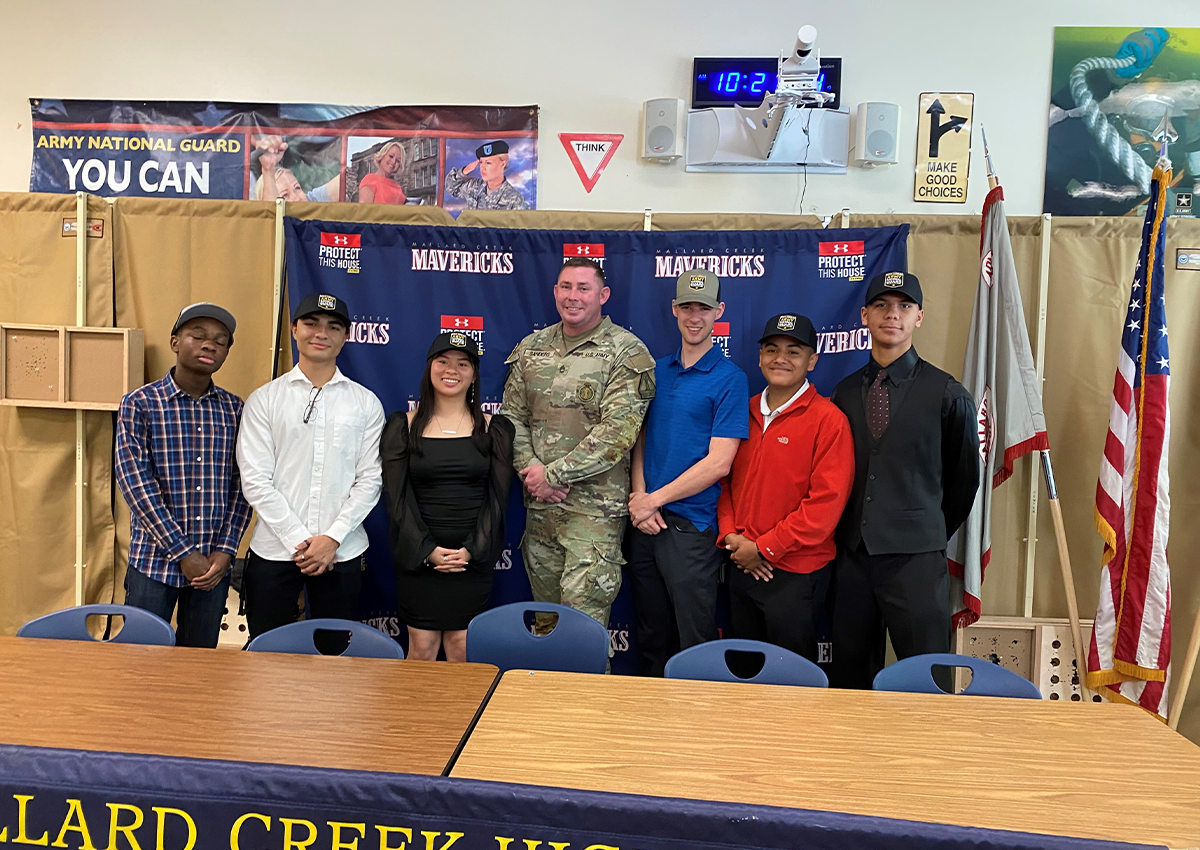 Mallard Creek Graduating Enlisted Cadets