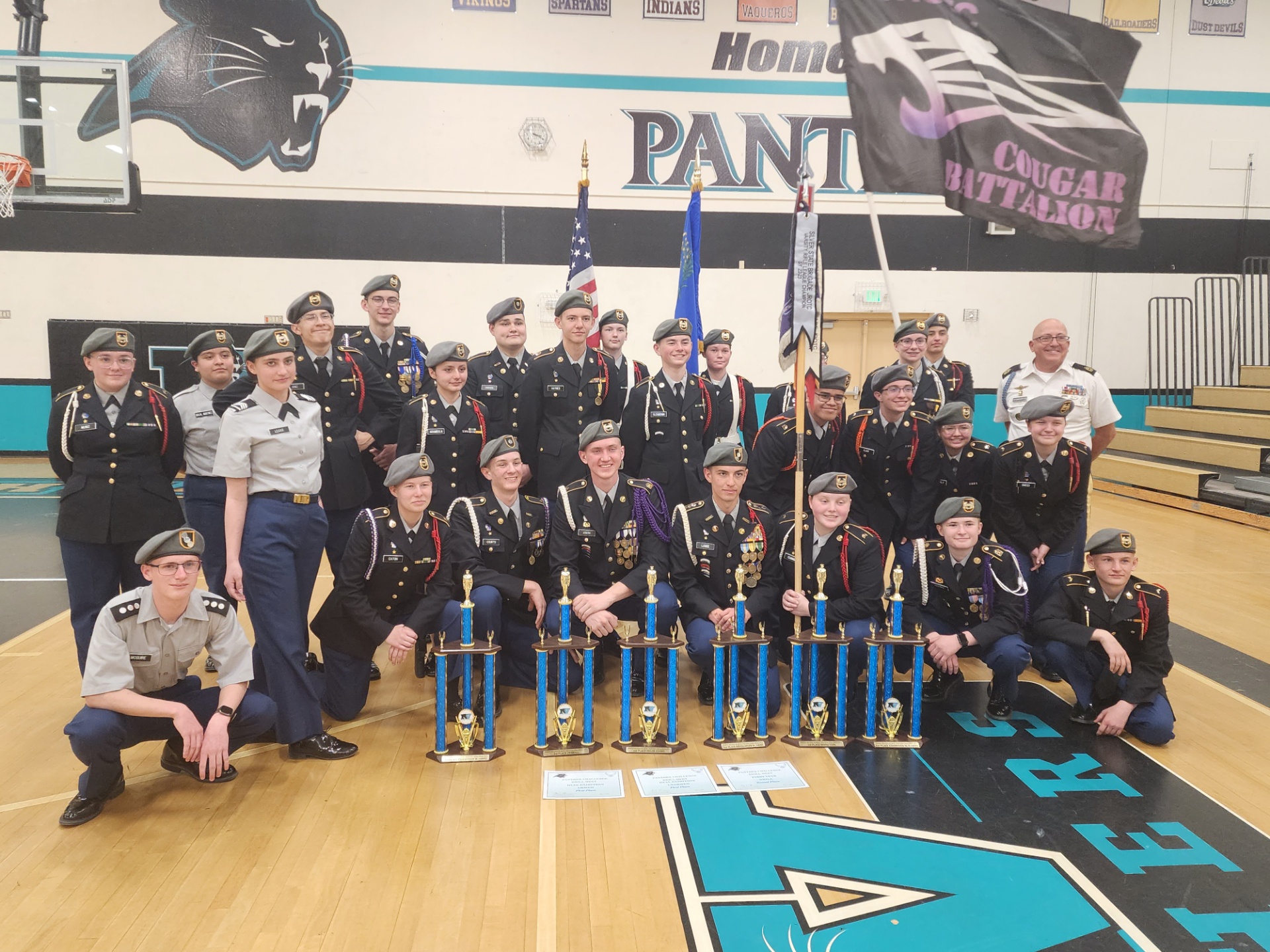 22 April 2023 First Place Overall at the Douglas HS JROTC Raider Challenge.