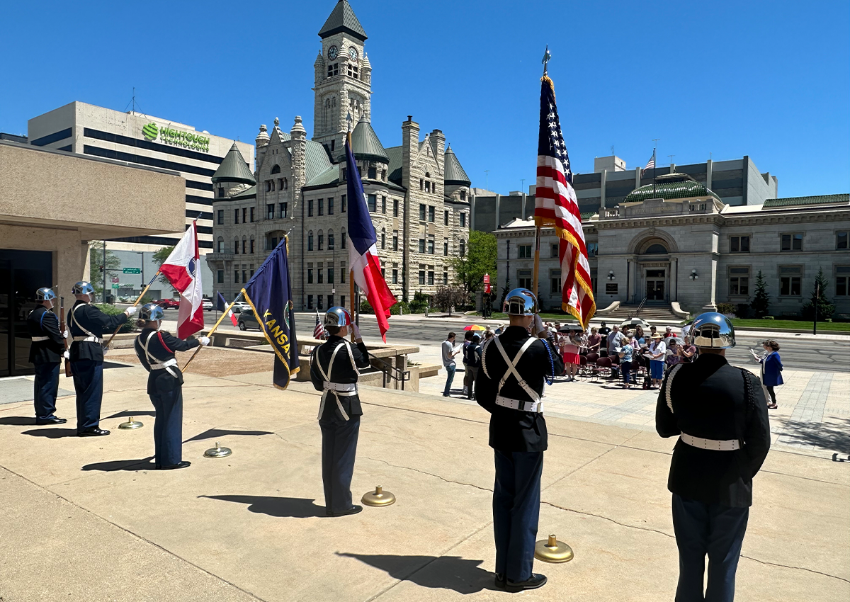 Wichita South HS JROTC Color Guard
