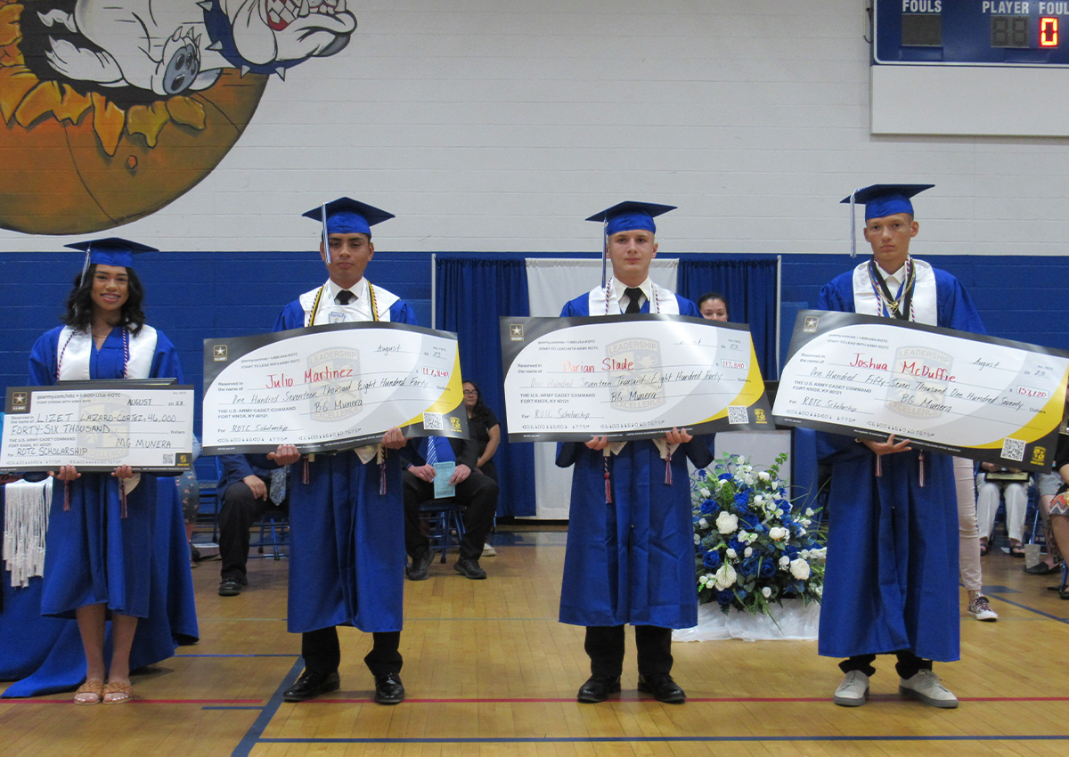 St Pauls' Cadets receive Army ROTC Scholarships