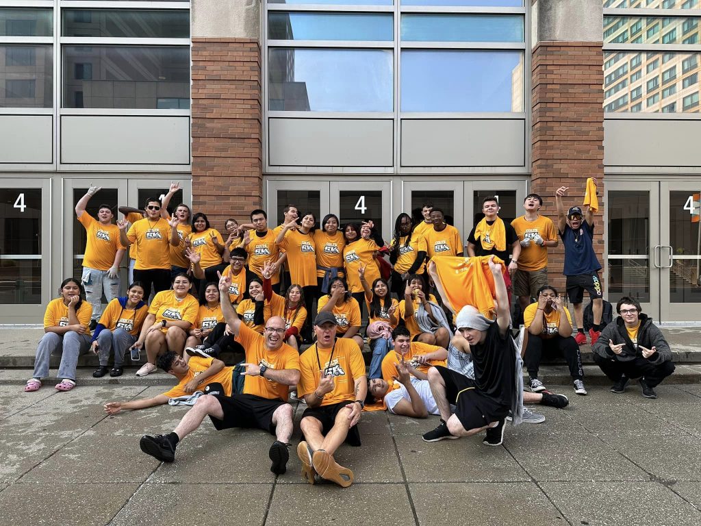 Finish Colts 5K_not all students present for this pic
