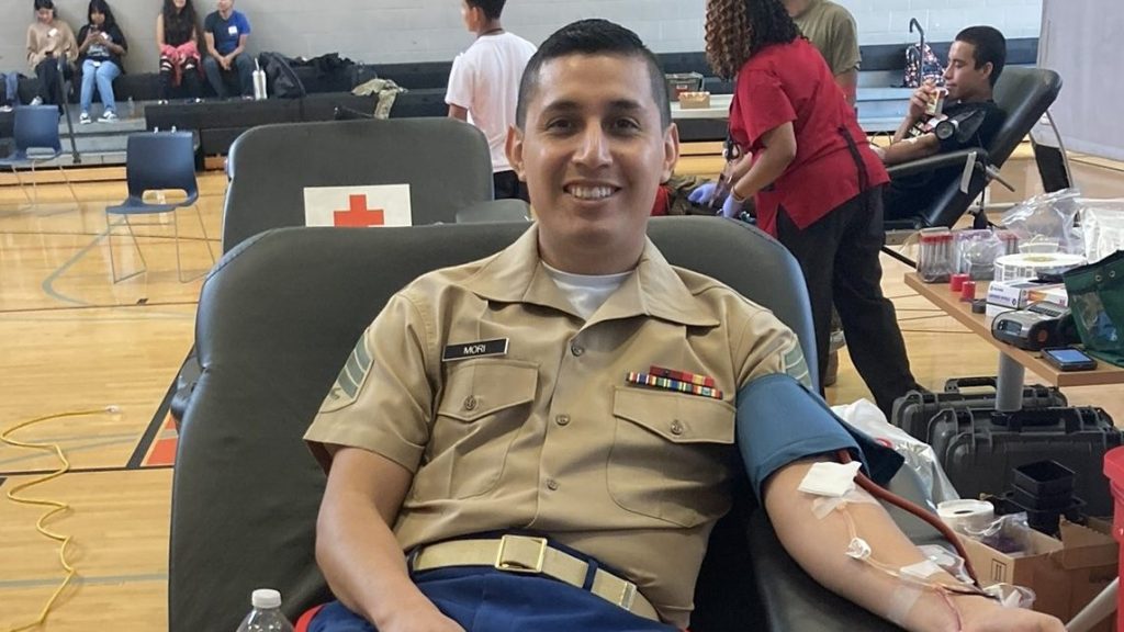 Our recruiter from the US Marine Corps joined in our mission!