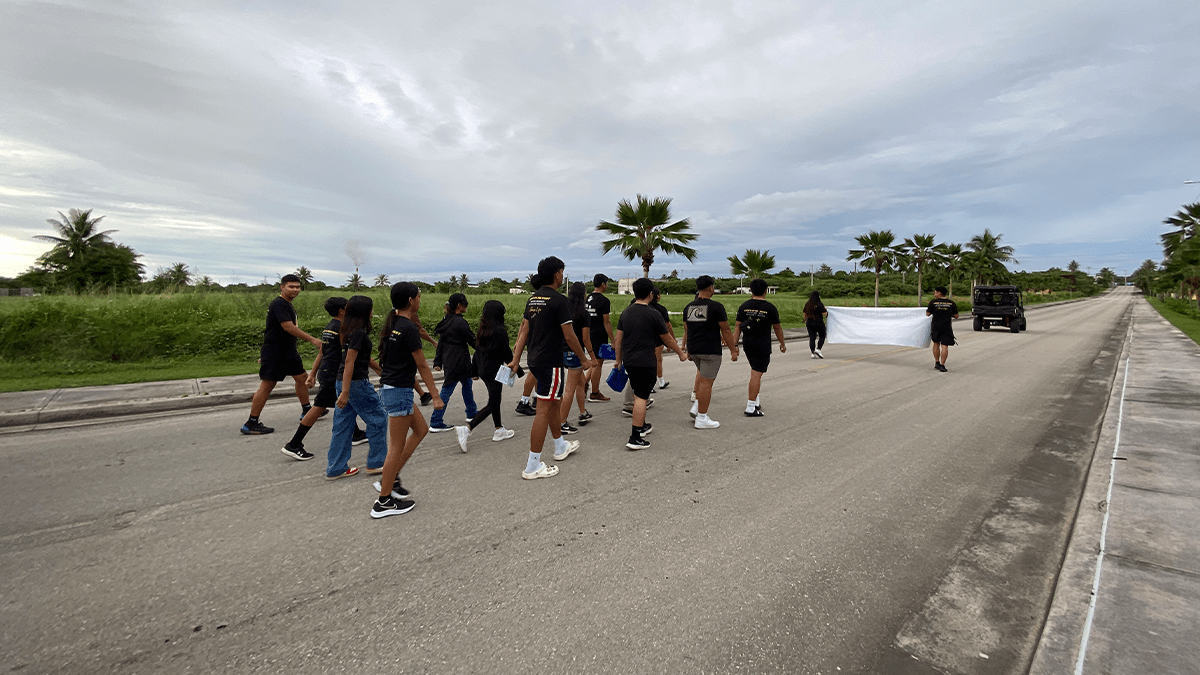 Stallion Battalion marching down.
Credit: C/SGT Sofia Del Rosario