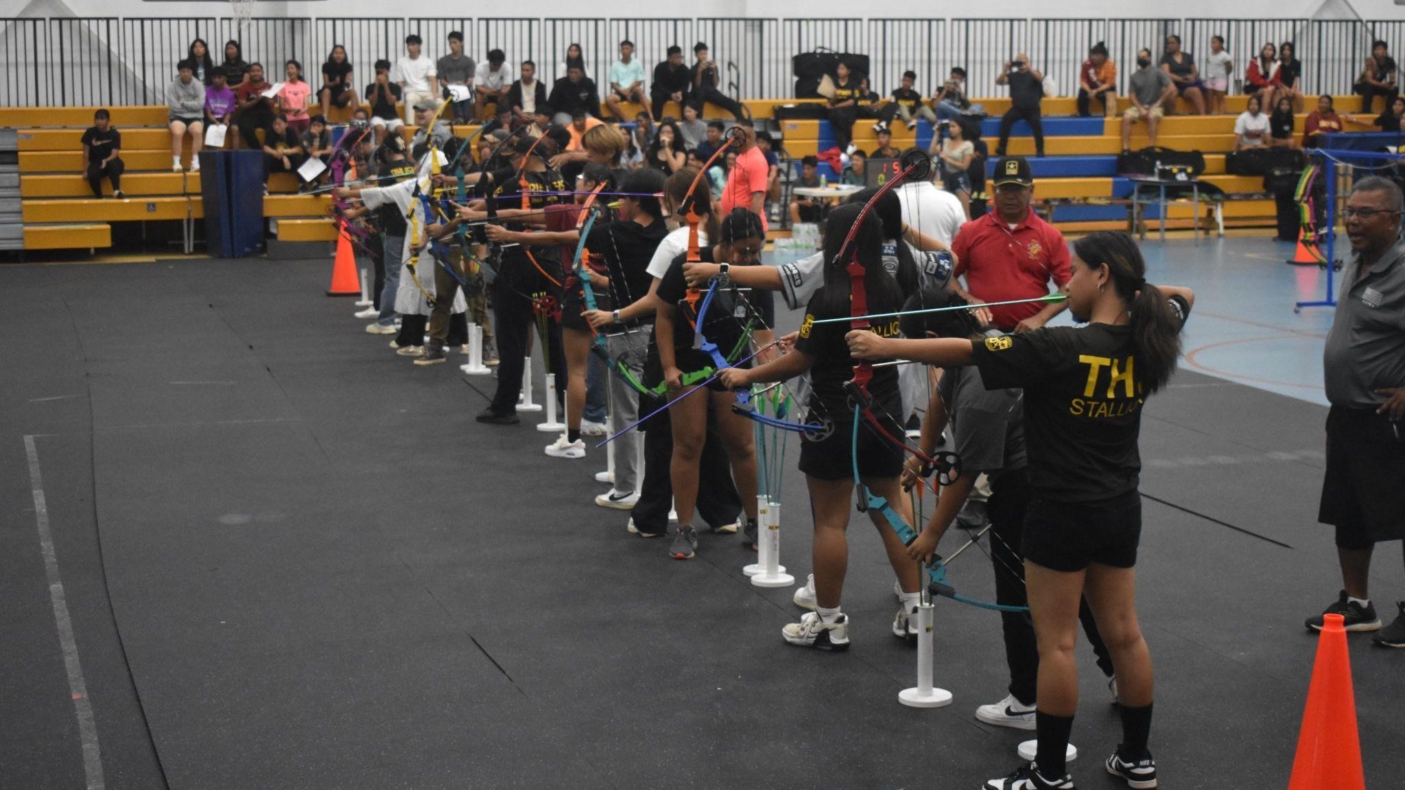 Second Round of 10m With the Three Schools Competing Back-to-Back.