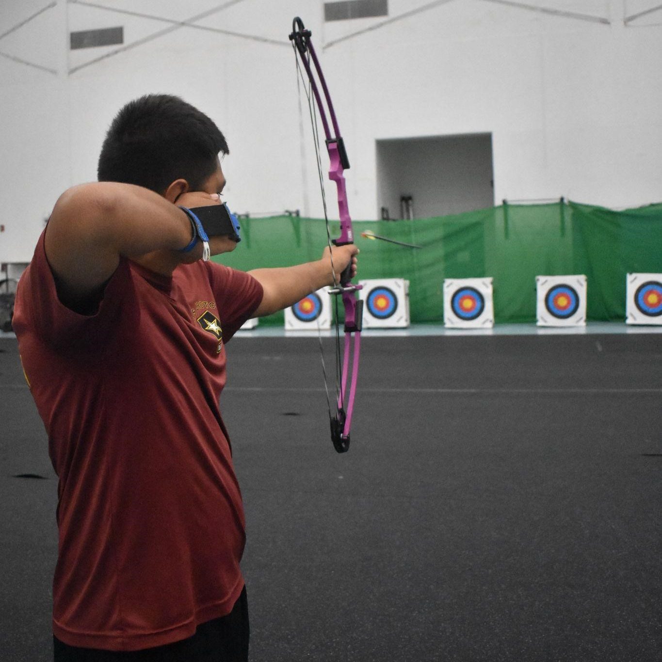 Stallion Battalion’s Commander Shooting for Competition.