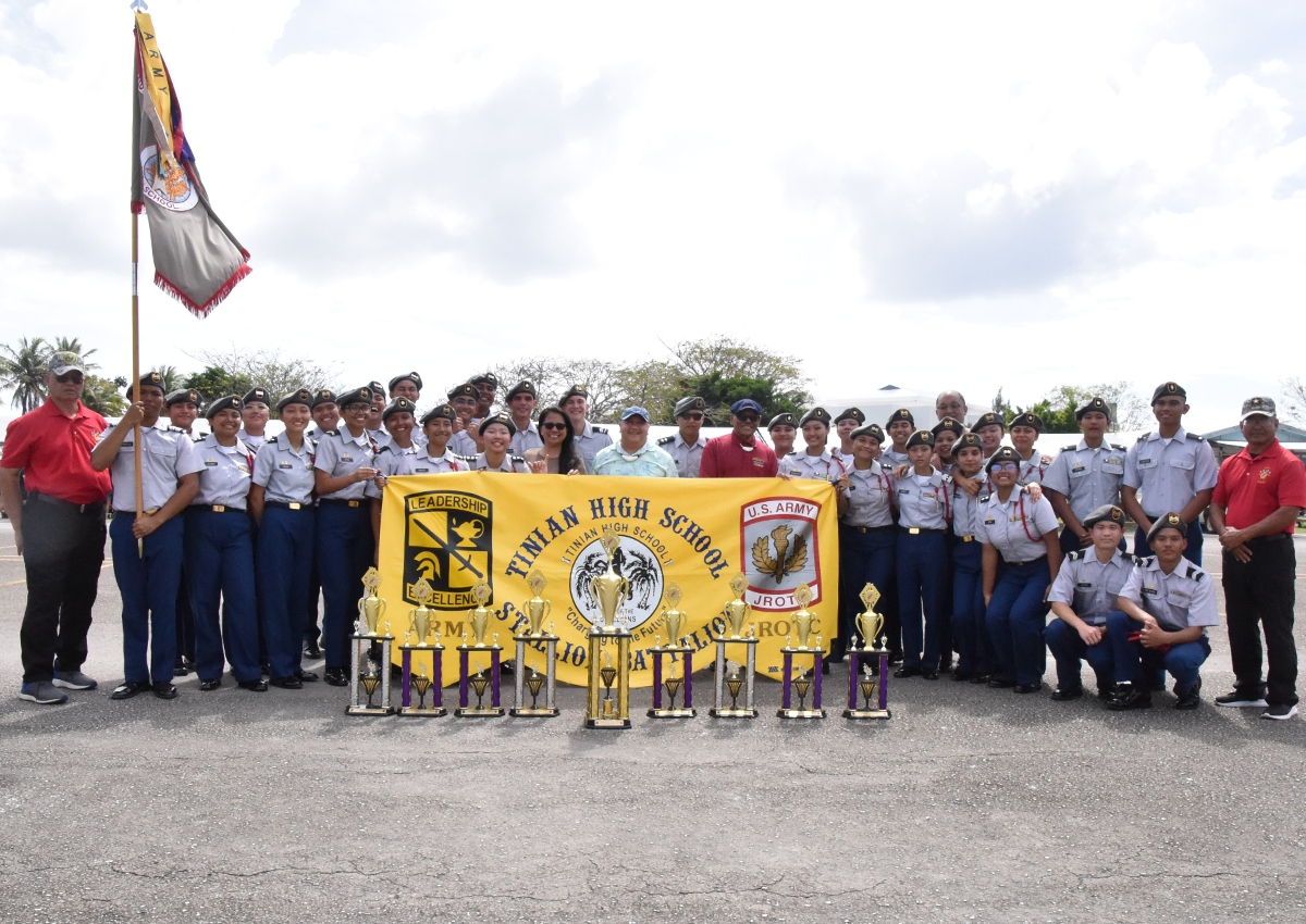 Battalion group photo after the awards ceremony