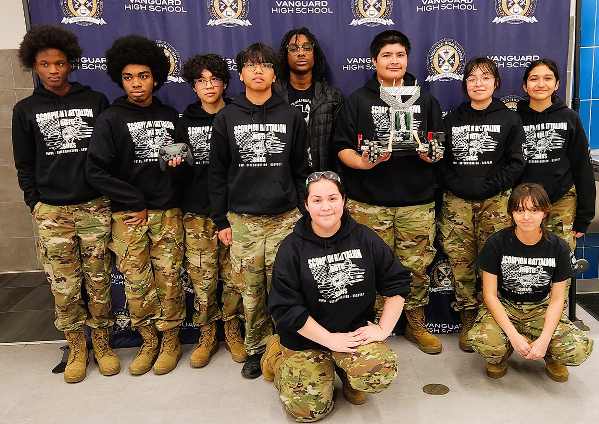 Front Row: Esmi Rios, Maria Rangel Back Row: Kindric Wilburn, Nicholas Moland, Israel Galindo, Thang Yo Len, Maison Wilson, Isaac Elizondo, Dulce Morales, Daniel Ahumada
