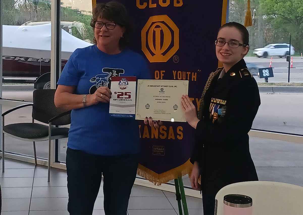 Cazee student of the month