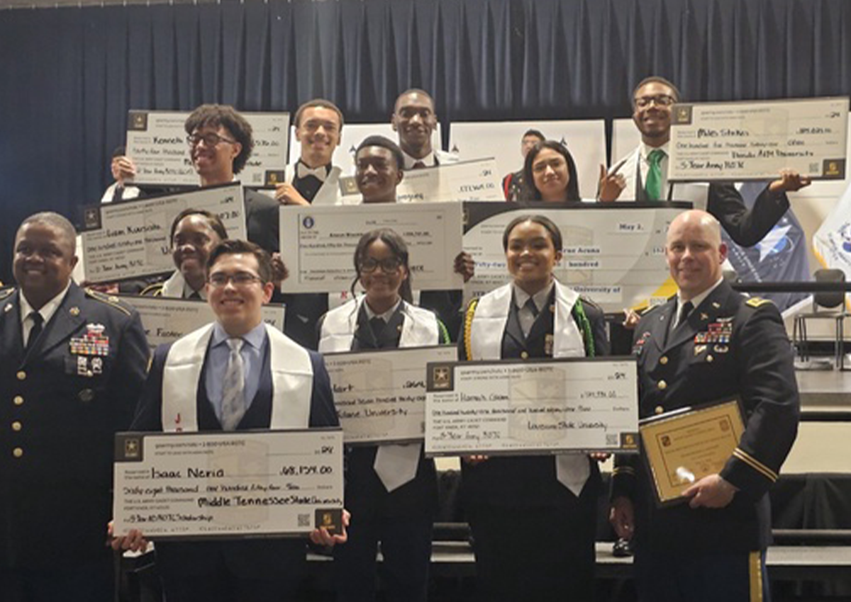 Memphis East High School JROTC Cadets Set an MSCS Record by Earning Ten National ROTC Scholarships Leadership course opens the door to additional opportunities