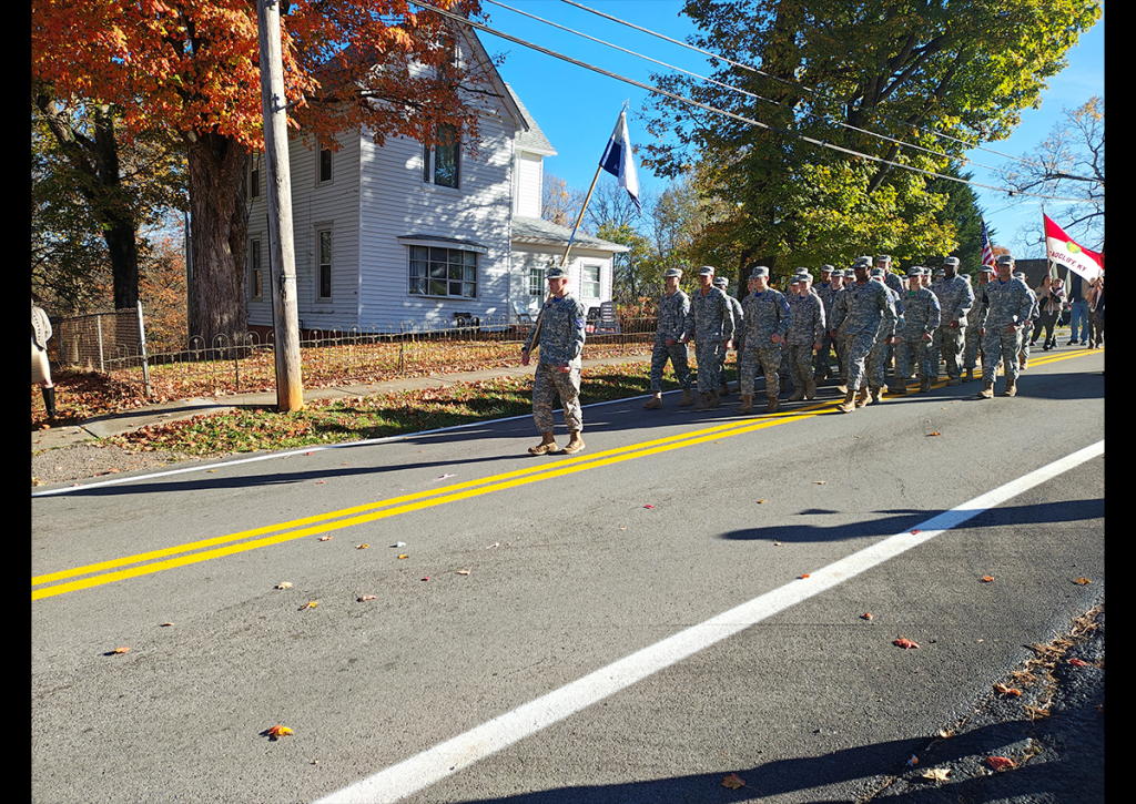 cadets march for parade