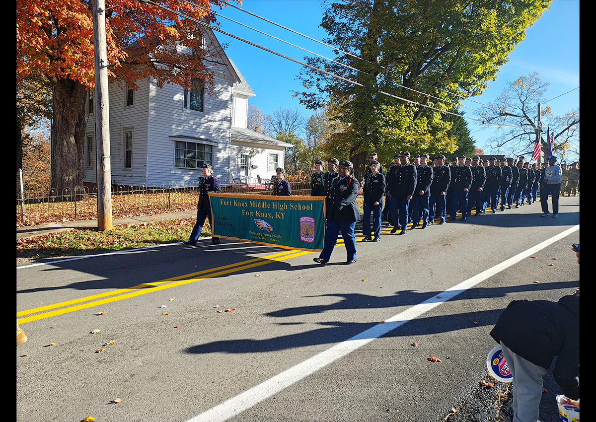 cadets march for parade