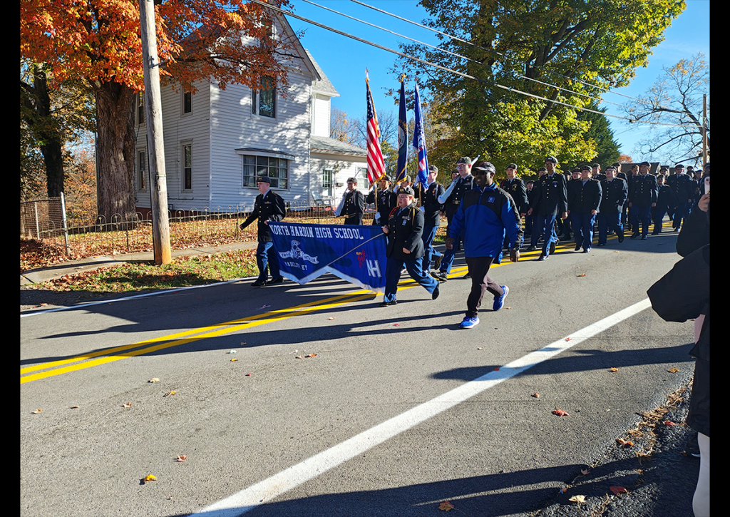 cadets march for parade
