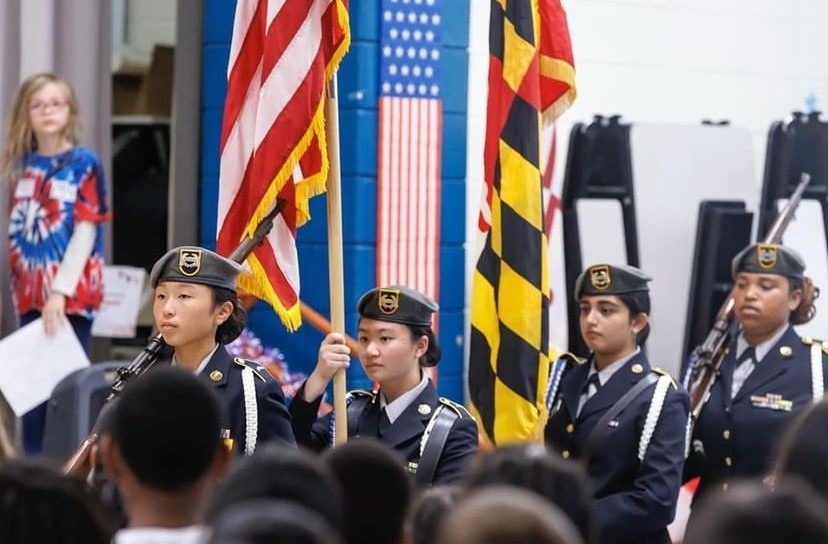 Lions Battalion at Howard High School in Ellicott City, Maryland
