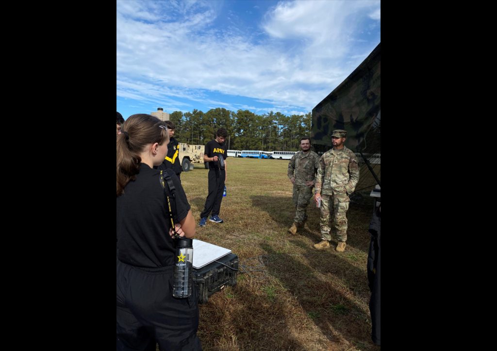 Overhills-High-School-JROTC-Visits-U.S.-Army-Recruitment-Event-3