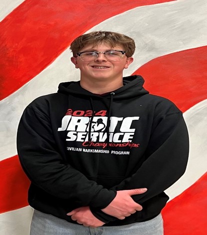 Cadet Counter of Fort Leavenworth HS participated in the Sporter Team Competition. Cadet Counter has received 3, SROTC scholarship offers to date and will decide on a school soon but is trending towards University of Nebraska. 