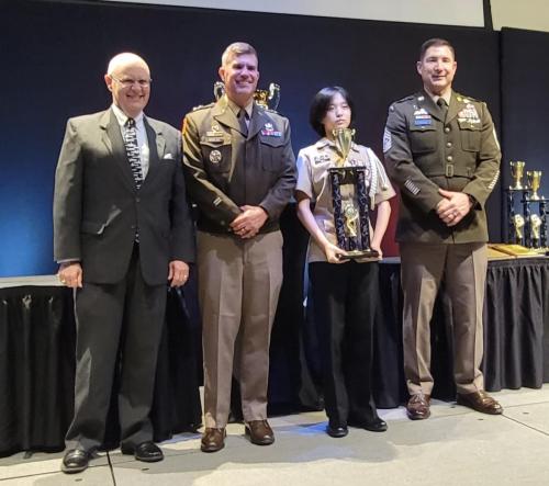 Navy JROTC 1st place Team Troy HS