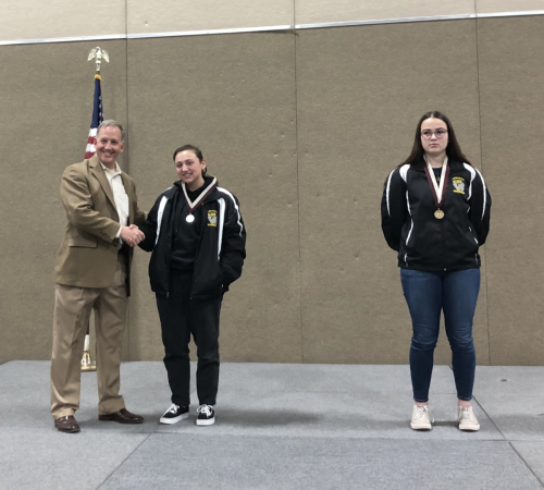 Army JROTC 2nd place in individual Sporter: Cadet Alyx Marting, Lebanon HS, OR.