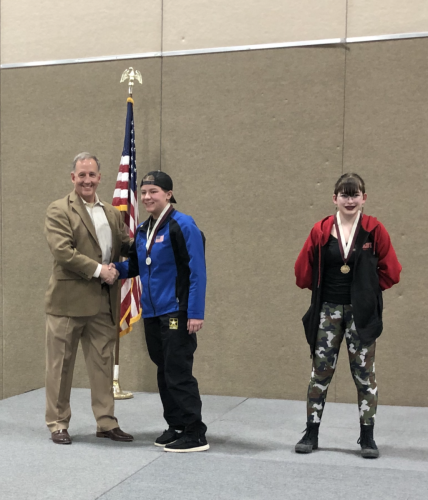Army JROTC 2nd Place in Individual Precision: Cadet Courtney Allison, Fountain Fort Carson HS, CO.