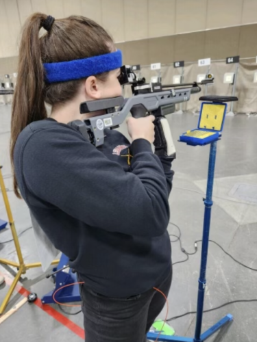 Lebanon HS' Cadet Alivia Griffiths standing