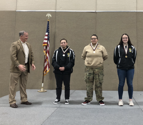 Army JROTC Top 3 Finishers in Individual Sporter